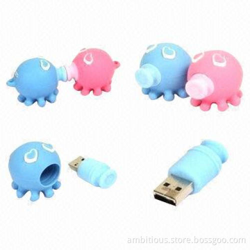 Cute little piggy USB flash drives, 64MB to 128GB memory capacity